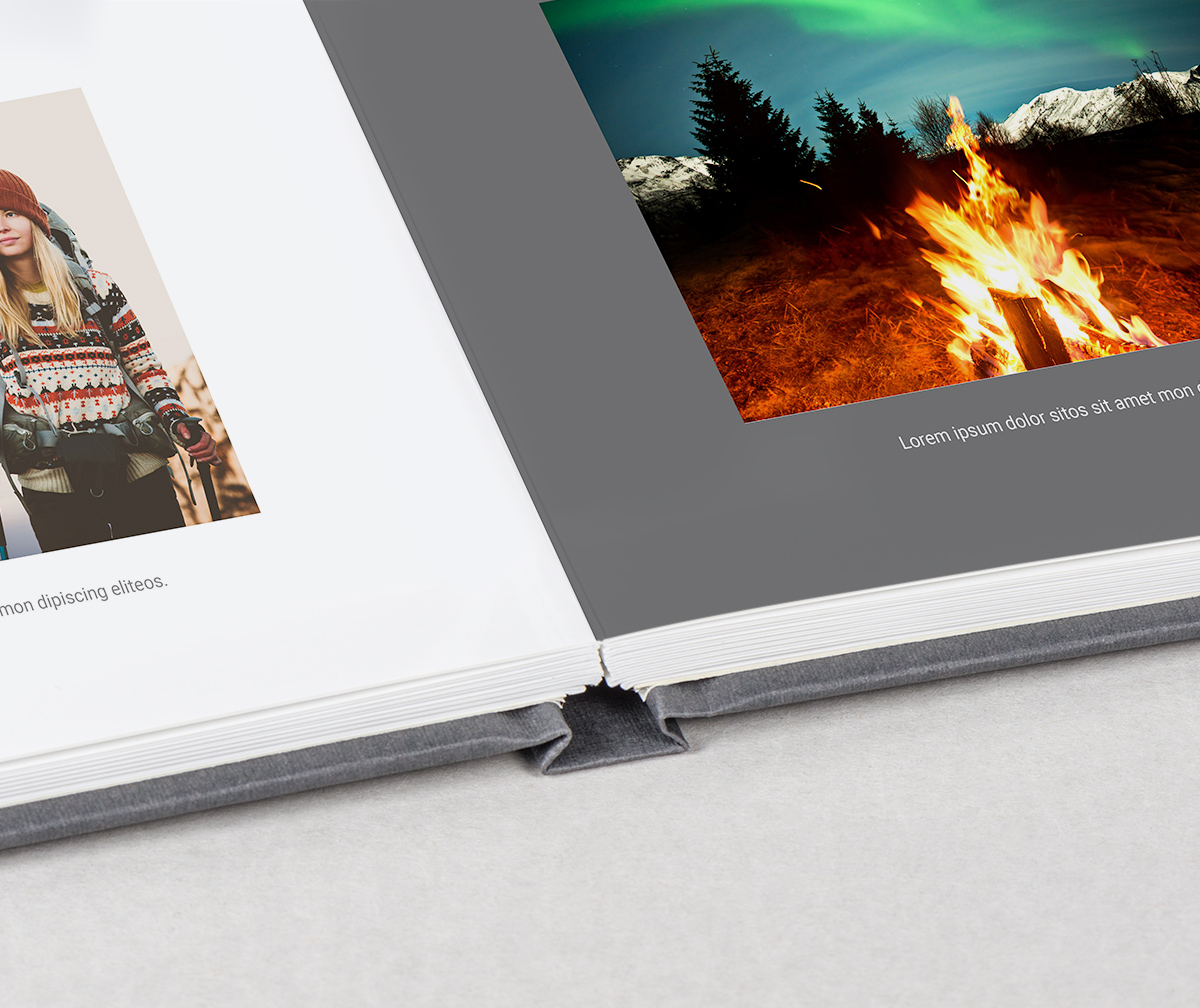 Fotobok Enkel Layflat | A4 | Äkta Fotopapper