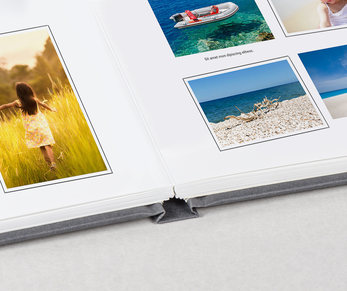 Fotobok Årsbok Layflat | A4 | Äkta Fotopapper