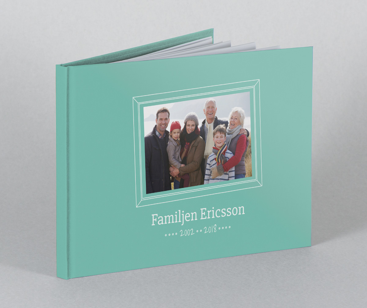 Fotobok Famlij | A4 | Hög Kvalité