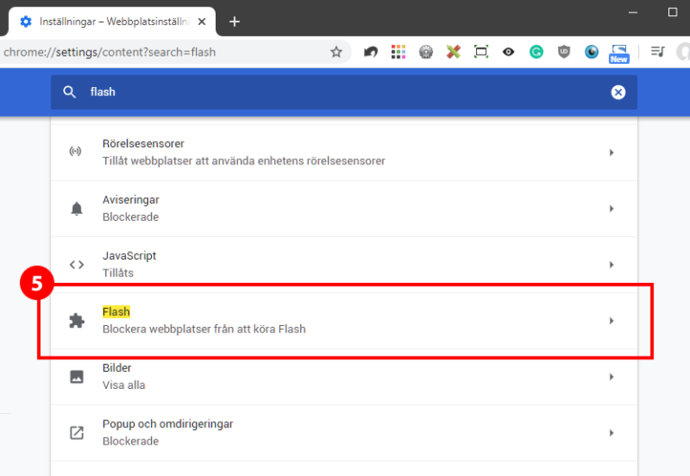 Installera Flash På Chrome