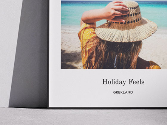 Fotoposters med egen text